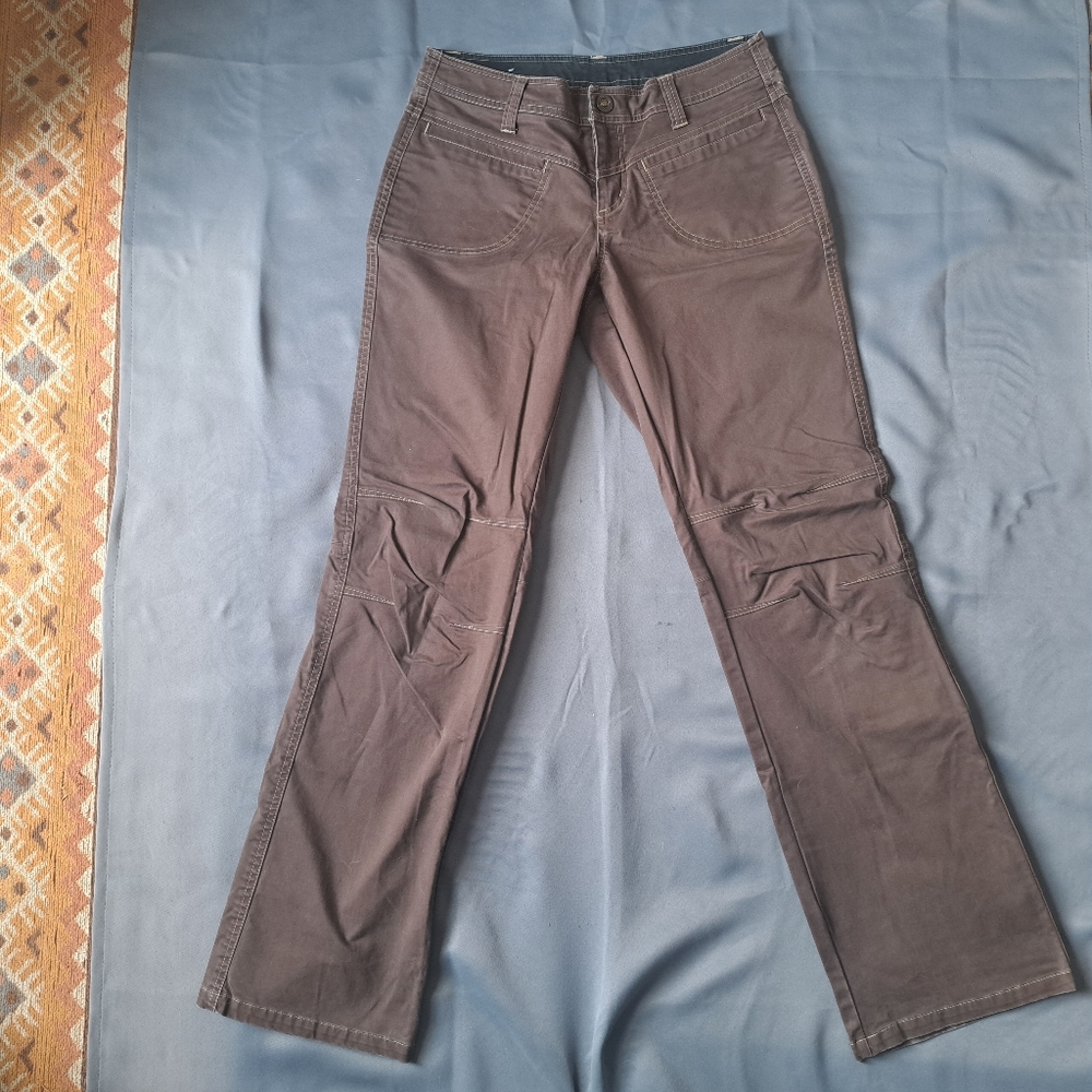 Kuhl Pants Womens‎ Size 6 Regular 30x32 Brown Straight Leg Boot Cut Canvas